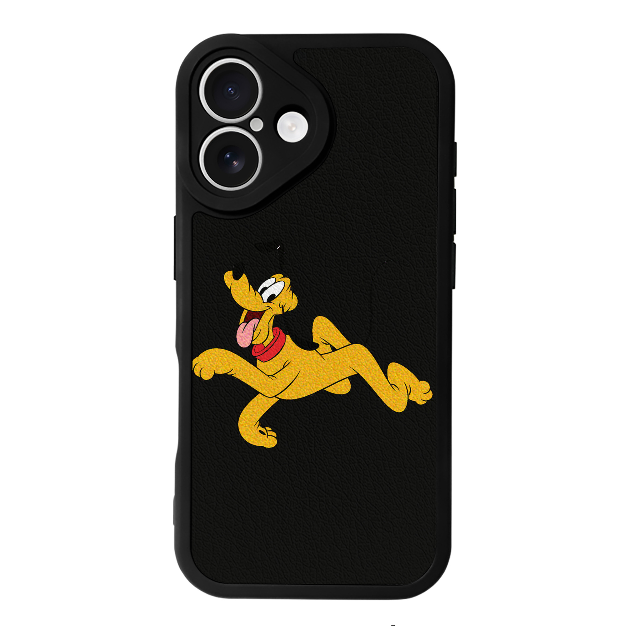 （画像用） ミッキーマウス Mickey Mouse 【iPhone 16シリーズ対応】シリコンスマホケース（レザー調） 材質：シリコン